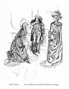 Illustration für Sheridans Die Schule der Übeltäter von Edmund Joseph (after) Sullivan