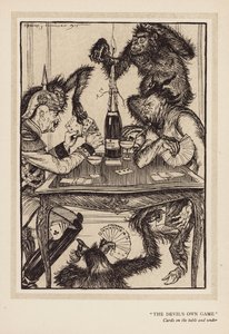 Des Kaisers Kranz: "Das eigene Spiel des Teufels" von Edmund Joseph (after) Sullivan