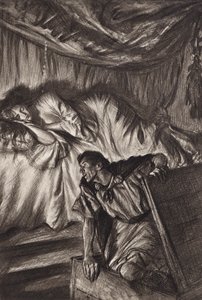 William Shakespeare: Cymbeline, Akt II, Szene 2 von Edmund Joseph (after) Sullivan