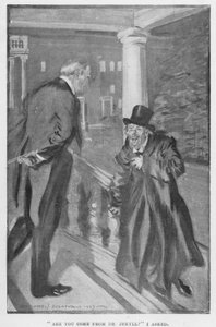 Illustration für Dr. Jekyll und Mr. Hyde von R. L. Stevenson von Edmund Joseph Sullivan