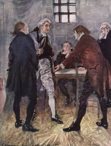 Illustration für Der Pfarrer von Wakefield von Oliver Goldsmith von Edmund Joseph Sullivan