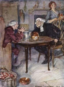 Illustration für Der Pfarrer von Wakefield von Oliver Goldsmith von Edmund Joseph Sullivan