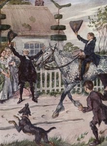 Illustration für Der Pfarrer von Wakefield von Oliver Goldsmith von Edmund Joseph Sullivan