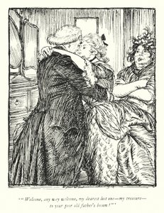 Illustration für Der Pfarrer von Wakefield von Oliver Goldsmith von Edmund Joseph Sullivan