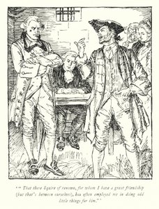 Illustration für Der Pfarrer von Wakefield von Oliver Goldsmith von Edmund Joseph Sullivan