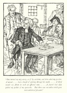 Illustration für Der Pfarrer von Wakefield von Oliver Goldsmith von Edmund Joseph Sullivan