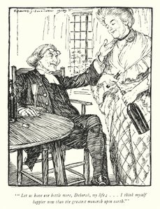 Illustration für Der Pfarrer von Wakefield von Oliver Goldsmith von Edmund Joseph Sullivan