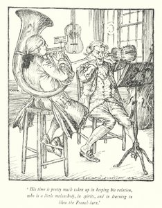 Illustration für Der Pfarrer von Wakefield von Oliver Goldsmith von Edmund Joseph Sullivan