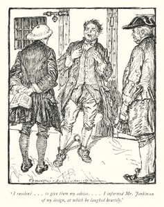 Illustration für Der Pfarrer von Wakefield von Oliver Goldsmith von Edmund Joseph Sullivan