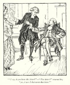 Illustration für Der Pfarrer von Wakefield von Oliver Goldsmith von Edmund Joseph Sullivan