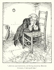 Illustration für Der Pfarrer von Wakefield von Oliver Goldsmith von Edmund Joseph Sullivan