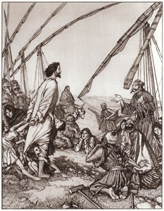 Jesus fragt: Wer ist mein Nächster? von Edmund Joseph Sullivan