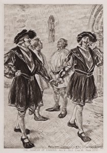 Die Komödie der Irrungen, Akt V, Szene I von Edmund Joseph Sullivan