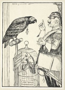 Das Hasslied (Ein bisschen Zucker für den Vogel), Illustration aus The Kaiser
