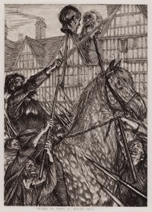 Der zweite Teil von König Heinrich IV, Akt IV, Szene 7 von Edmund Joseph Sullivan