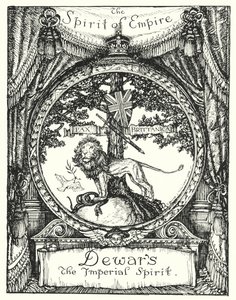 Der Geist des Imperiums, Zeichnung für eine Werbung für Dewar