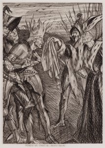 Der dritte Teil von König Heinrich VI, Akt I, Szene 4 von Edmund Joseph Sullivan