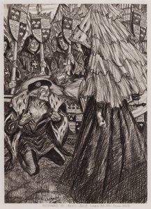 Die Tragödie von König Richard III., Akt I, Szene 2 von Edmund Joseph Sullivan
