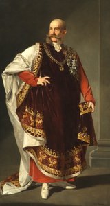 Kaiser Franz Joseph I. im Ornat des Ordens vom Goldenen Vlies
