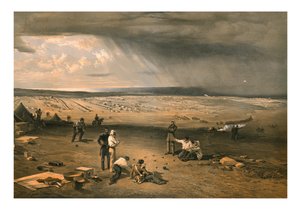 Lager der 3. Division, 9. Juli 1855 von Edmund Walker