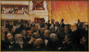 Eine Premiere an der Comédie-Française, Paris