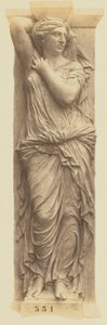 [Karyatide von Jules Cavelier, Dekoration des Louvre, Paris] von Édouard Baldus