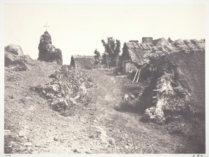 Chaumieres en Auvergne, mit einem Kalvarienberg, 1852, gedruckt 1978
