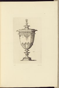 Entwurf für eine Vase von Virgil Solis von Édouard Baldus