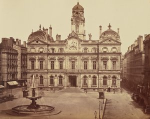 Lyon. Rathaus von Édouard Baldus