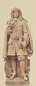 ["Mignard", Statue von Jean Baptiste Joseph de Bay, Dekoration des Louvre, Paris] von Édouard Baldus