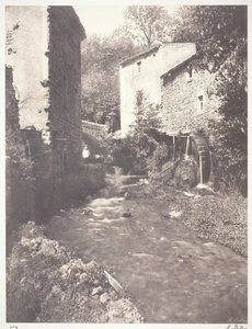Wassermühlen in Auvergne, 1852, gedruckt 1978