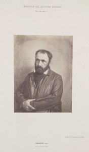 Porträt von Paul Chenavard, aus der Serie Histoire des Artistes Vivants, ca. 1852 von Édouard Baldus