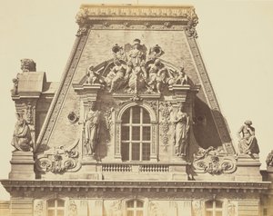 [Das Dach des Pavillon Turgot, Louvre, Paris] von Édouard Baldus