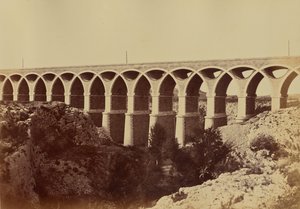 Viadukt von St Chamas von Édouard Baldus