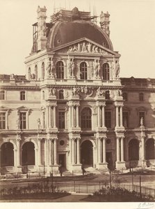 Ansicht des Louvre von Edouard Denis Baldus