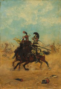 Kampf um die Farben von Edouard Detaille