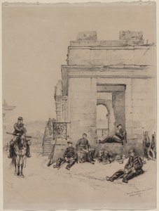 Ruhende Soldaten, 1878 von Jean Baptiste Edouard Detaille