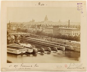 Blick auf den Louvre, Paris, ca. 1865-1900
