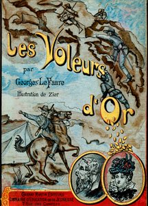 Titelblatt eines Abenteuerromans: Les Thieves d