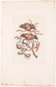 Fächerförmige Blumen von Edouard Gautier Dagoty