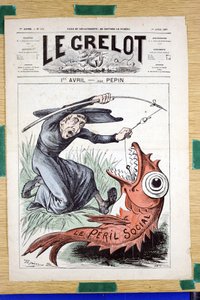 Titelblatt von Le Grelot, Nummer 312, Satirique en Couleurs von Edouard Guillaumin Pepin