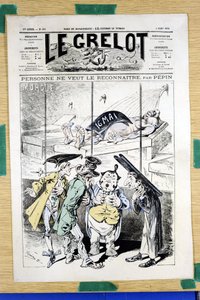 Titelblatt von Le Grelot, Nummer 360, Satirique en Couleurs von Edouard Guillaumin Pepin