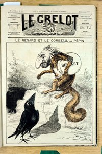 Titelblatt von „Der Grelot“, Nummer 348, Satirisch in Farben von Edouard Guillaumin Pepin