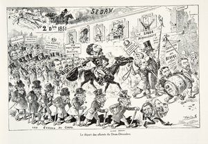Die Abreise der Hungrigen vom Zweiten Dezember, aus Histoire de la Troisieme Republique, Bd. I, l