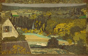 Landschaft: Fenster mit Blick auf den Wald