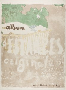 Entwurf für ein Titelblatt eines gedruckten Portfolios von Édouard Jean Vuillard