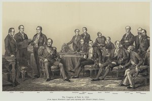 Der Kongress von Paris von Edouard Louis Dubufe