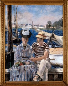 Argenteuil: Paar in Ruderbekleidung von Édouard Manet