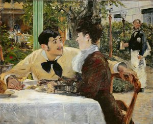 Im Restaurant Père Lathuille Chez le père Lathuille, im Freien, 1879