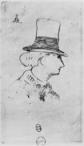 Baudelaire mit Hut
